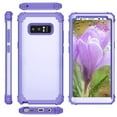 thumbnail image 1 of JTCASES for Samsung Galaxy Note 8 Case, Drop Resistant Corners, Wireless Charging, Heavy Duty Shockproof Hybrid Hard PC Bumper, Camera Protection, Skin-feel Anti-scratch Tough Cover, Lightpurple, 1 of 7