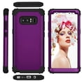 thumbnail image 1 of JTCASES for Samsung Galaxy Note 8 Case, Drop Resistant Corners, Wireless Charging, Heavy Duty Shockproof Hybrid Hard PC Bumper, Camera Protection, Skin-feel Anti-scratch Tough Cover, Purple, 1 of 13