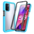 thumbnail image 1 of JTCASES for Samsung Galaxy S20FE Case with Built-in Screen Protector, 2-Layer Shockproof Back Shell Rugged PC Soft Silicone Bumper Drop Resistant Transparent No-slip Cover, Blue, 1 of 4