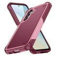 thumbnail image 1 of JTCASES for Samsung Galaxy S21 FE Case, Hybird PC TPU Anti-slip, Shockproof  Bumper, Military Drop Resistant, Rugged Heacy Duty Full Body Protective Shell for S21 FE, Slim Fit for Girls Men,Rose, 1 of 7