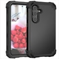 thumbnail image 1 of JTCASES for Samsung Galaxy S21 Plus Case, Drop Resistant Corners, Wireless Charging, Heavy Duty Shockproof Hybrid Hard PC Bumper, Camera Protection, Skin-feel Anti-scratch Tough Cover, Black, 1 of 7