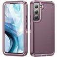 thumbnail image 1 of JTCASES for Samsung Galaxy S22 Plus Case, Shockproof Anti-drop PC Frame Anti-slip Strip Silicone Back Shell Rugged Anti-scratch for Samsung Galaxy S22 Plus (6.6" 2022) - Purple, 1 of 8