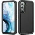 thumbnail image 1 of JTCASES for Samsung Galaxy S23 FE Case, Shockproof Anti-drop PC Frame Anti-slip Strip Silicone Back Shell Rugged Anti-scratch for Samsung Galaxy S23 FE (6.4" 2023) - Black, 1 of 8