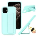 thumbnail image 1 of JTCASES Wristband Case for iPhone 11 6.1" 2019, Flexible Silicone Phone Case with Wrist Strap Band, Matte Kickstand Slim Shockproof Case Back Cover for Women Girls, Mint, 1 of 7