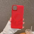 thumbnail image 1 of JTCASES for iPhone 11 Case, Steel Code Magnetic Mesh Phone Shell for Women Men for iPhone 11 Slim Rugged Shockproof Anti-scratch Protective Cover, Red, 1 of 6
