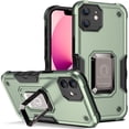 thumbnail image 1 of JTCASES for iPhone 11 Case, Support Magnetic Car Mount Adjustable Bracket Non-slipping 2-Layer Shockproof Drop Resistant Heavy Duty Protective Slim Shell, Green, 1 of 7