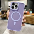 thumbnail image 1 of JTCASES for iPhone 11 Magnetic Case [Compatible with MagSafe] Translucent Matte Shockproof Women Men Protective Cover for iPhone 11 6.1" 2019, Lightpurple, 1 of 10