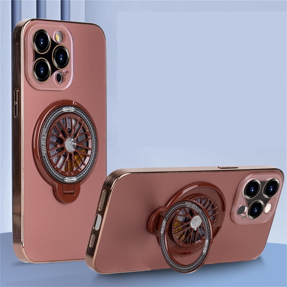 JTCASES for iPhone 11 Pro Case with 360° Ring Holder Kickstand [Glass Lens Protector] Shockproof Ultra Slim Matte Cover for iPhone 11 Pro 5.8" 2019, Red