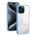 thumbnail image 1 of JTCASES for iPhone 11 Pro Max Case, Crystal-clear Transparent Backplane Anti-slip Plating Frame Military Grade Drop Resistant Shockproof for iPhone 11 Pro Max(6.5" 2019), Blue, 1 of 8