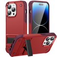 thumbnail image 1 of JTCASES for iPhone 12 Pro Case, Foldable Kickstand Heavy Duty Protective Rugged Hybird Anti-slip Shockproof/Drop Resistant PC TPU Shell for iPhone 12 Pro, Red, 1 of 7