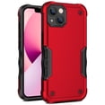 thumbnail image 1 of JTCASES for iPhone 13 Case, Support Wireless Charging Non-slipping 2-Layer Shockproof Drop Resistant Lens Protection Heavy Duty Protective Slim Shell, Red, 1 of 7