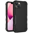 thumbnail image 1 of JTCASES for iPhone 13 Mini Case, Support Wireless Charging Non-slipping 2-Layer Shockproof Drop Resistant Lens Protection Heavy Duty Protective Slim Shell, Black, 1 of 7