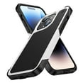 thumbnail image 1 of JTCASES for iPhone 14 Case, Hybird PC TPU Anti-slip, Shockproof  Bumper, Military Drop Resistant, Rugged Heacy Duty Full Body Protective Shell for iPhone 14, Slim Fit for Girls Men, White, 1 of 8