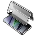 thumbnail image 1 of JTCASES for iPhone 14 Pro Case with Magnetic Screen Protector[Anti-peeping] + Lens Film, Shockproof Bumper Anti-scracth Drop-proof Full Protective Shell for iPhone 14 Pro, Silver, 1 of 10