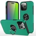 thumbnail image 1 of JTCASES for iPhone 14 Pro Max Case, Car Mount Bracket 2-layer Hybird Shockproof PC TPU Anti-fall Slim Fit Lightweight Magnetic Cover for iPhone 14 Pro Max（6.7" 2022) - Darkgreen, 1 of 7