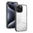 thumbnail image 1 of JTCASES for iPhone 14 Pro Max Case, Crystal-clear Transparent Backplane Anti-slip Plating Frame Military Grade Drop Resistant Shockproof for iPhone 14 Pro Max(6.7" 2022), Black, 1 of 8