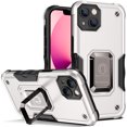 thumbnail image 1 of JTCASES for iPhone 15 Case, Support Magnetic Car Mount Adjustable Bracket Non-slipping 2-Layer Shockproof Drop Resistant Heavy Duty Protective Slim Shell, White, 1 of 7