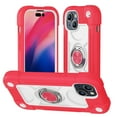 thumbnail image 1 of JTCASES for iPhone 15 Plus Case, Heavy Duty Protection Hybird PC Silicone 360° Rotating Ring Bracet Magnetic Car Mount Fully Coverage Slim Non-Slip for iPhone 15 Plus, Rose, 1 of 6