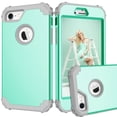 thumbnail image 1 of JTCASES for iPhone 7 / 8 / SE 2022 & 2020 Case, Drop Resistant Corners, Wireless Charging, Heavy Duty Shockproof Hybrid Hard PC Bumper, Camera Protection, Skin-feel Anti-scratch Tough Cover, Green, 1 of 7