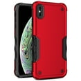 thumbnail image 1 of JTCASES for iPhone XR Case, Support Wireless Charging Non-slipping 2-Layer Shockproof Drop Resistant Lens Protection Heavy Duty Protective Slim Shell, Red, 1 of 7