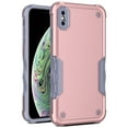 thumbnail image 1 of JTCASES for iPhone XR Case, Support Wireless Charging Non-slipping 2-Layer Shockproof Drop Resistant Lens Protection Heavy Duty Protective Slim Shell, Rosegold, 1 of 7