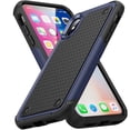 thumbnail image 1 of JTCASES for iPhone XS Max Case, Hybird PC TPU Anti-slip, Shockproof  Bumper, Military Drop Resistant, Rugged Heacy Duty Full Body Protective Shell for iPhone XS Max, Slim Fit for Girls Men, Navyblue, 1 of 9