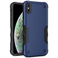 thumbnail image 1 of JTCASES for iPhone Xs Max Case, Support Wireless Charging Non-slipping 2-Layer Shockproof Drop Resistant Lens Protection Heavy Duty Protective Slim Shell, Blue, 1 of 7
