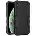 thumbnail image 1 of JTCASES for iPhone Xs Max Case, Support Wireless Charging Non-slipping 2-Layer Shockproof Drop Resistant Lens Protection Heavy Duty Protective Slim Shell, Black, 1 of 7