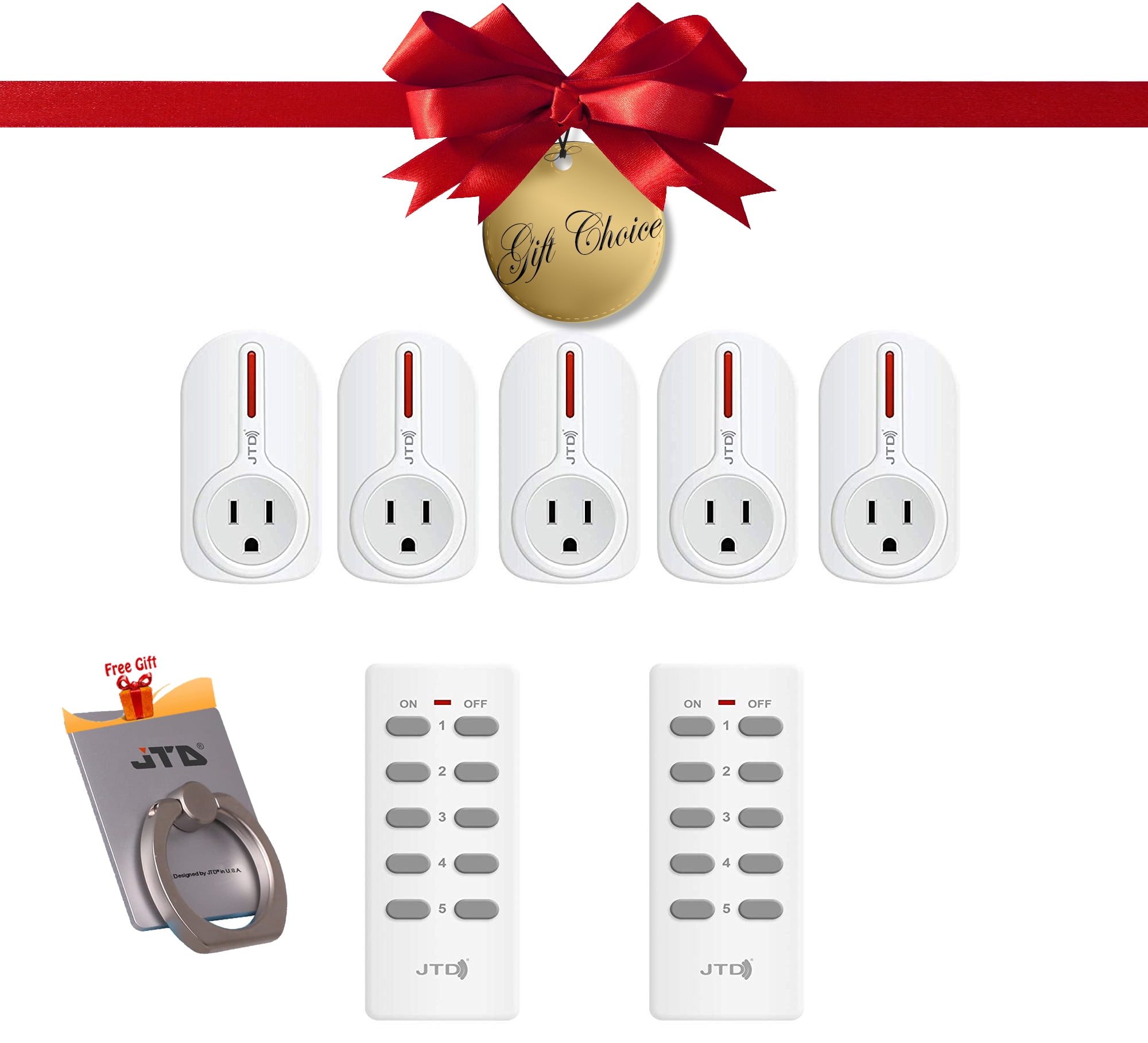 Wireless Remote Control Outlet Switch (5 Pack) – Electrical