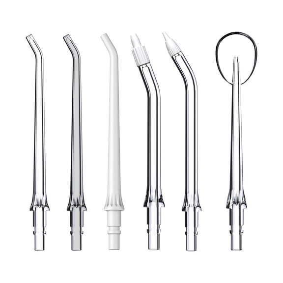 JTF Water Flosser Replacement Jet Tips For F300 or F200, 6 Pack