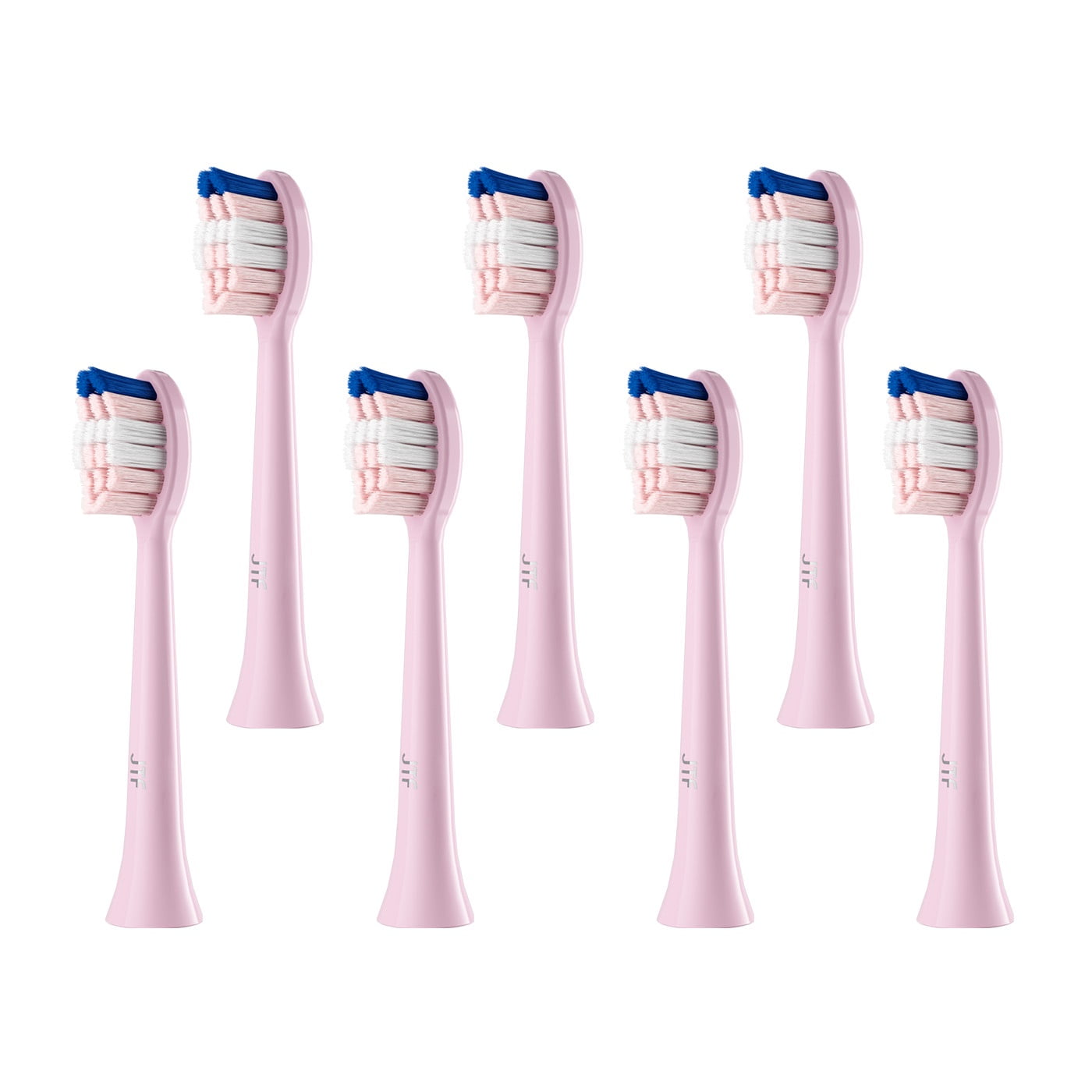 JTF Sonic Smart Toothbrush Genuine Standard Brush Heads, 7 Pack, Pink, P200