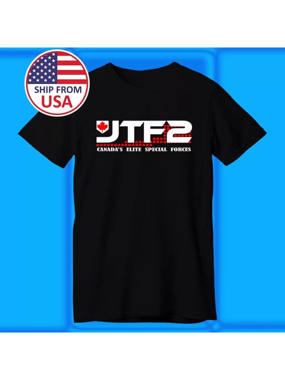 JTF2 Join Task Force Canada Special Forces Men's Black T-shirt Size S-5XL