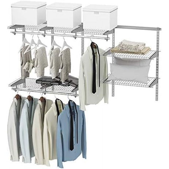 JTFCXD 4 to 6 FT Custom Closet Organizer System Kit WallMounted
