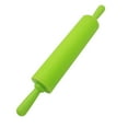 thumbnail image 1 of JTHNC Silicone Rolling Pin Dough Roller For Pizza Cookie With Wooden Handle Nonstick Rolling Pins For Baking Non Cookie Roller Mat Ring for Baking 2 3/4 Embossed Wooden Rolling Pin Set Kitchen Aide, 1 of 3