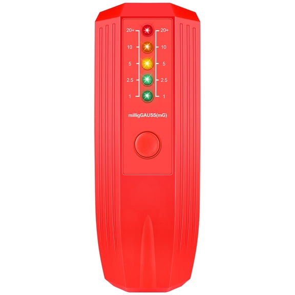 JTNero EMF Meter High Accuracy Electromagnetic Field Radiation Detector Battery Powered Electric EMF Detector Ghost Hunting Paranormal Equipment Tester for Industrial Construction