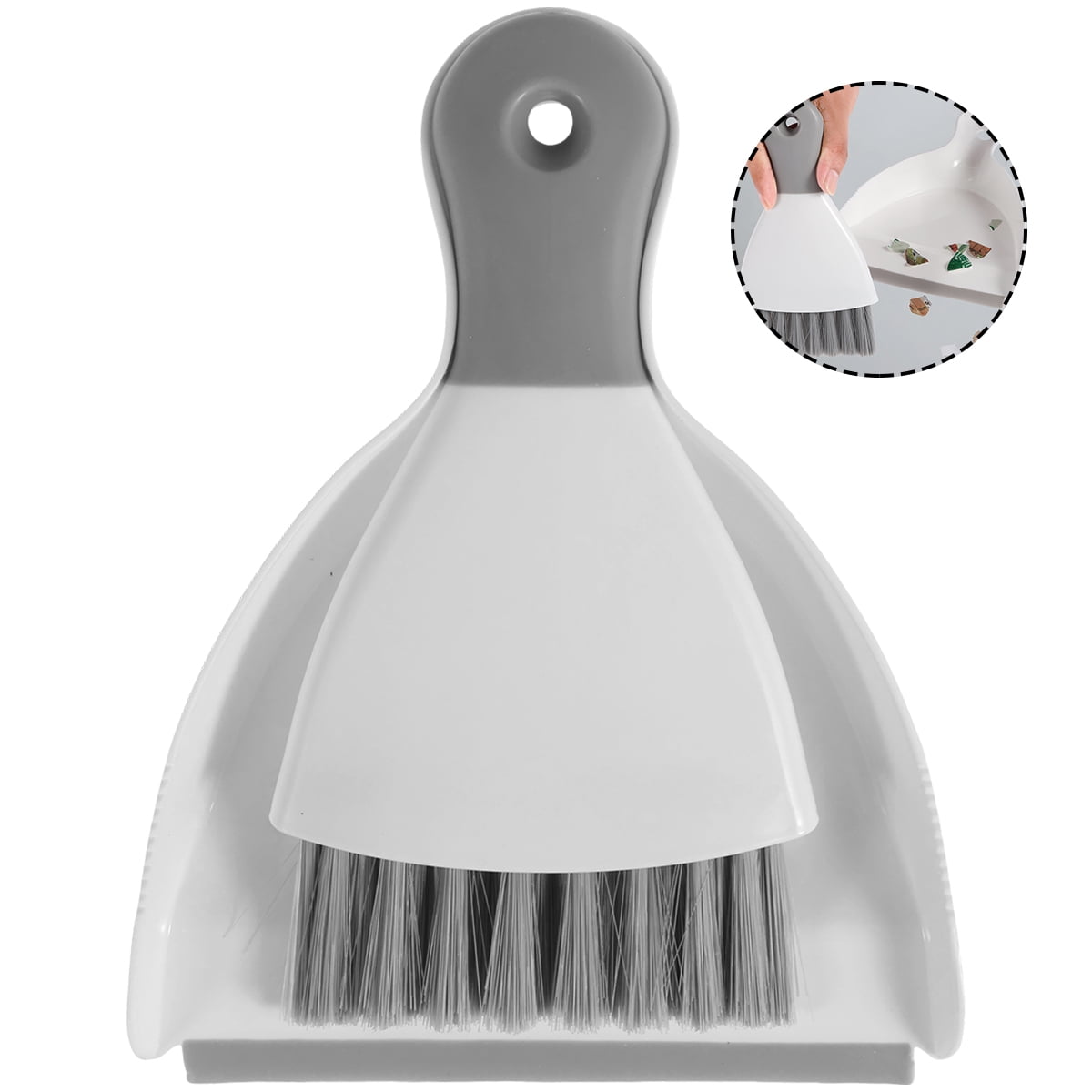 JTNero Mini Dustpan and Brush Set Portable Table Top Cleaning Brush and Dustpan Set Dining Table
