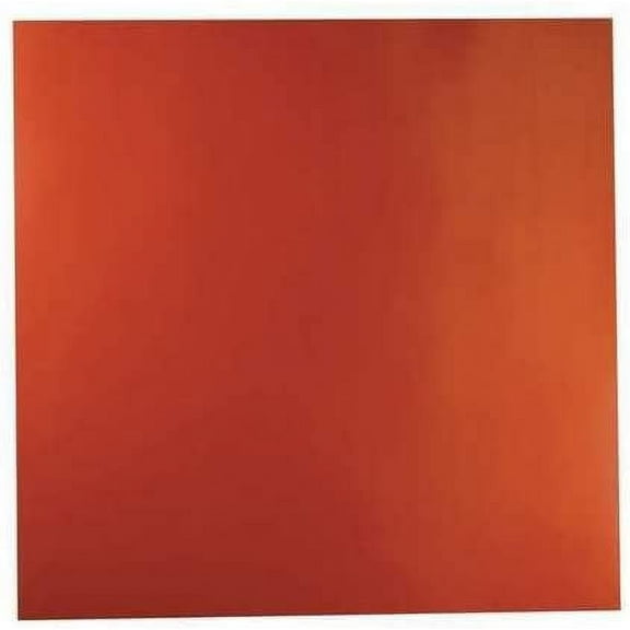 JTS 1/4" Silicone Rubber Sheet High Temp Solid Red/Orange Commercial Grade 8" X 8" Square Made in USA