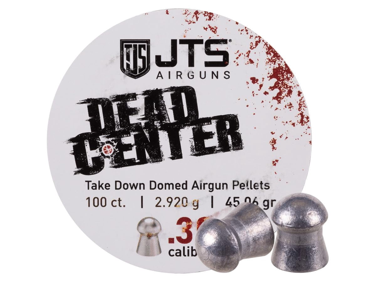JTS Airguns Dead Center Precision .30 Cal 45.06 Grain Domed 100ct