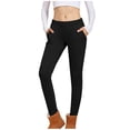 thumbnail image 1 of JTSRKL Fashion Leggings for Teen Girls Cute Spring Elastic Waist Full Length Yoga Pants Trendy Basic Slim Fit Stretchy Sports Hip Lifting Shape Belly Athletic Pants with Pockets Black 6-7 Years, 1 of 8