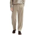 thumbnail image 1 of JTSRKL Linen Casual Dress Pants for Men Drawstring Elastic Waist Lightweight Business Slacks Comfortable Versatile Draped Trousers, 1 of 9