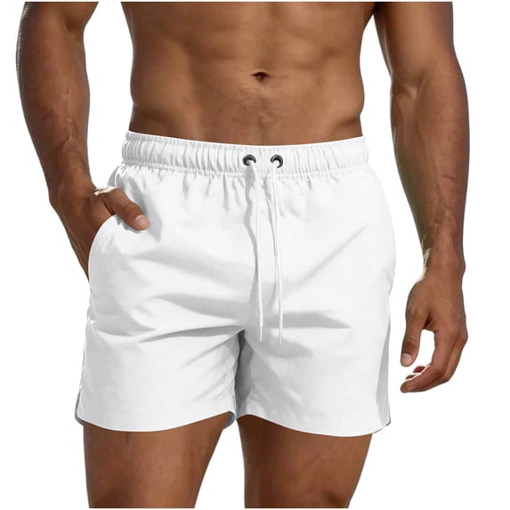 JTSRKL Mens Quick Dry Mesh Liner Shorts Drawstring Gym Side Pockets Breathable Short Pants Lightweight Summer Workout Training Sport Bottoms