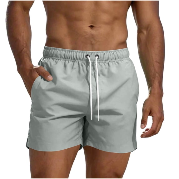 JTSRKL Mens Quick Dry Mesh Liner Shorts Drawstring Gym Side Pockets Breathable Short Pants Lightweight Summer Workout Training Sport Bottoms