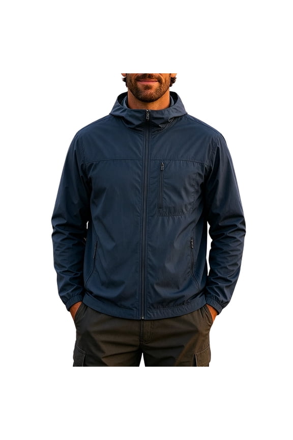 Mens Softshell Tactical Jackets Waterproof Hooded Lightweight Breathable Stretchy Outerwear Military Outdoor Hiking Daily Loose Coats