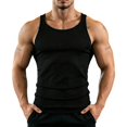 thumbnail image 1 of JTSRKL Ribbed Tank Tops for Men Slim Fit Sleeveless Textured Lightweight Breathable Shirts Stretchy Summer Training Beach Soft Fit Wear Tees, 1 of 9