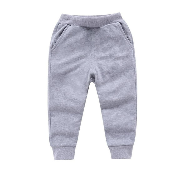 JTSRKL Toddler Kids Boys Girls Sweatpants Loose Oversized Casual Soft Cotton Jogger Pants Lightweight Comfy Elastic Waist Baggy Lounge Pants with Pockets Gray 12-13 Years