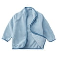 thumbnail image 1 of JTSRKL Toddler Kids Thick Fleece Jacket Cute Baby Boys Girls Autumn Winter Warm Sherpa Lining Outerwear Soft Lightweight Open Front Cardigan Tops Blue 3-4 Years, 1 of 5