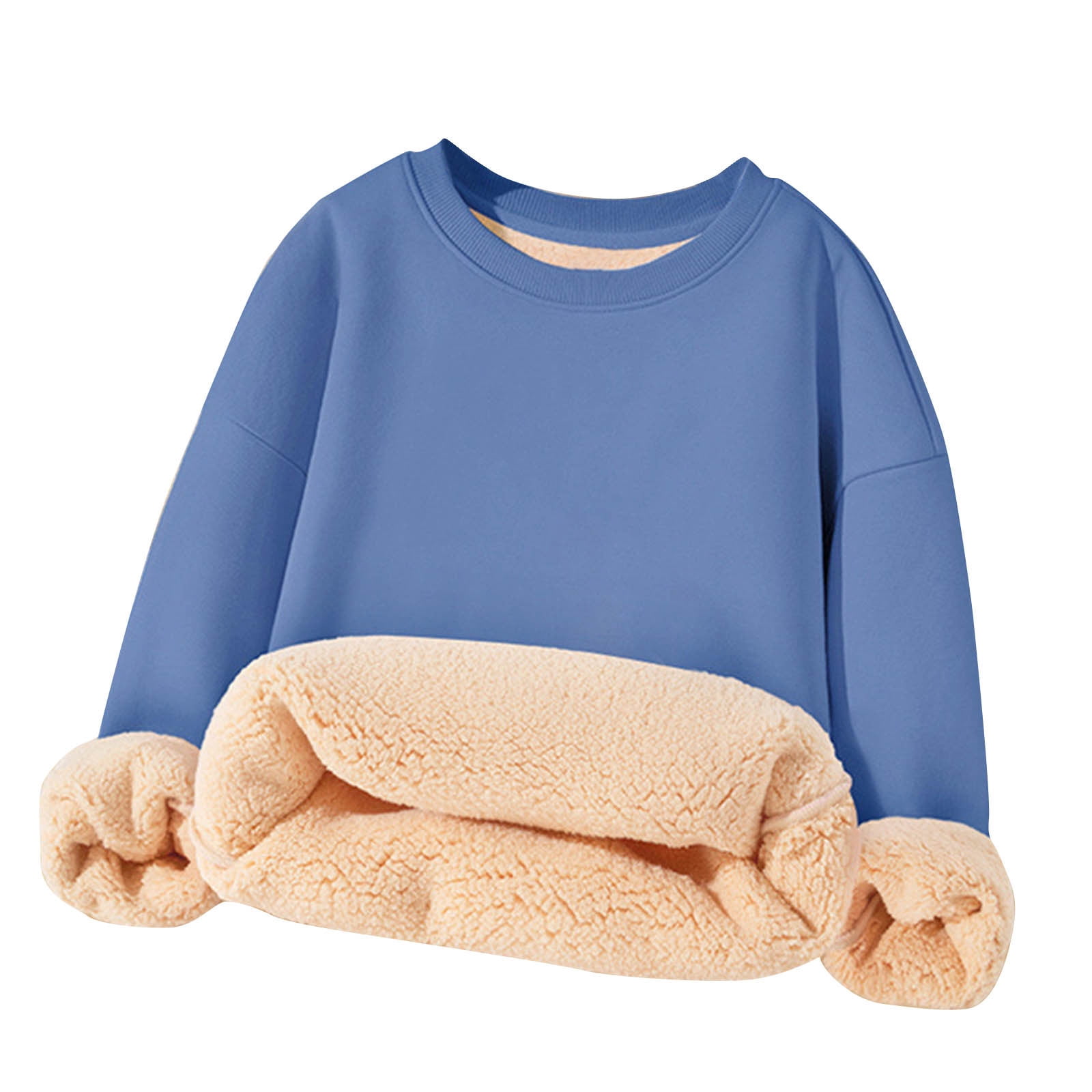 Kids Boys Sweater Plaid Long Sleeve Crewneck Outdoor Fashion Blue Fall Clothes 7-13 Years main image 1