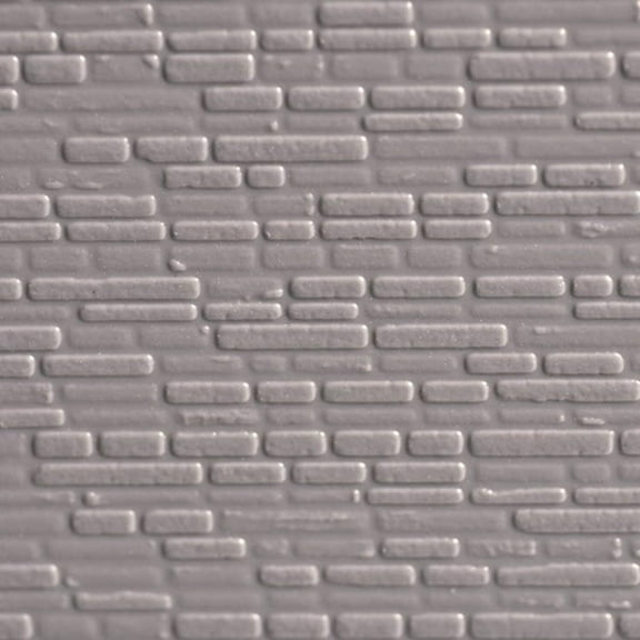 JTT Plastic Pattern Sheets, HO Scale, Dressed Stone, 7.5"x12" Sheets, 2 Sheets per Pkg.