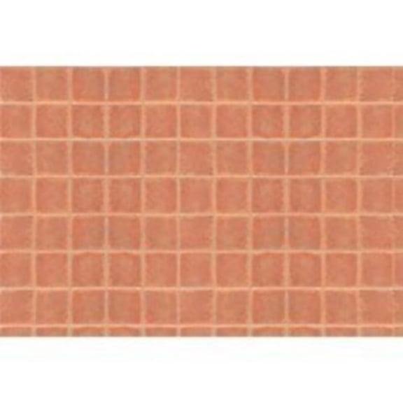 JTT Scenery 97417 PATTERN SHEETS, Square Tile, S Scale Arch. 3/16" 2/pk