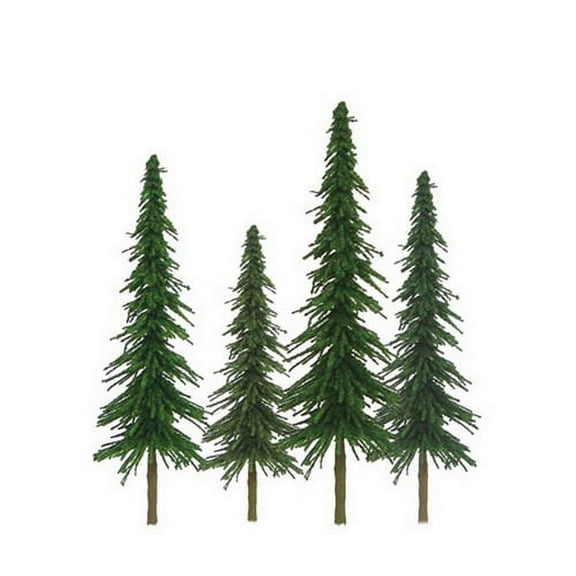 JTT Scenery Products 92025 Super Scenic Spruce 1-2" Trees, (55)